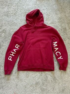 Pharmacy Boardshop Diamond Logo Pullover Hoodie Maroon Size L